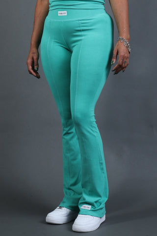 Curves Pants Set  (Teal)