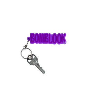 Purple Logo Keychain